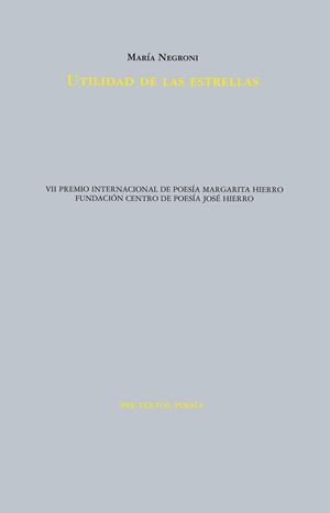 UTILIDAD DE LAS ESTRELLAS | 9788419633927 | NEGRONI, MARÍA