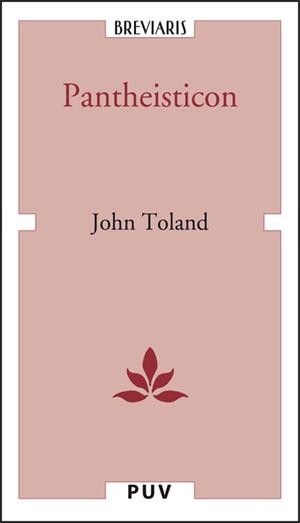 PANTHEISTICON | 9788411183475 | TOLAND, JOHN
