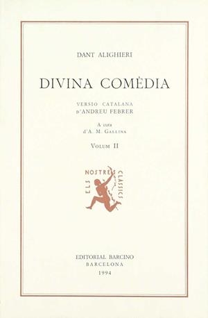 DIVINA COMÈDIA. (T.2) | 9788472260467 | DANTE ALIGHIERI