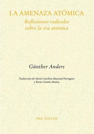 LA AMENAZA ATÓMICA | 9788410309395 | ANDERS, GÜNTHER