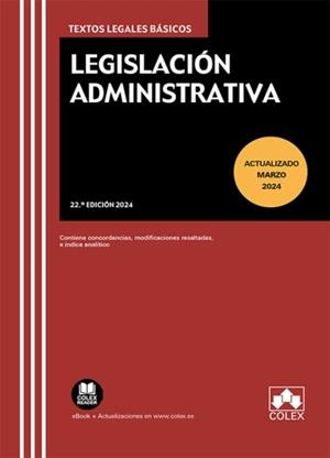 LEGISLACIÓN ADMINISTRATIVA | 9788411948890 | EDITORIAL COLEX, S.L.