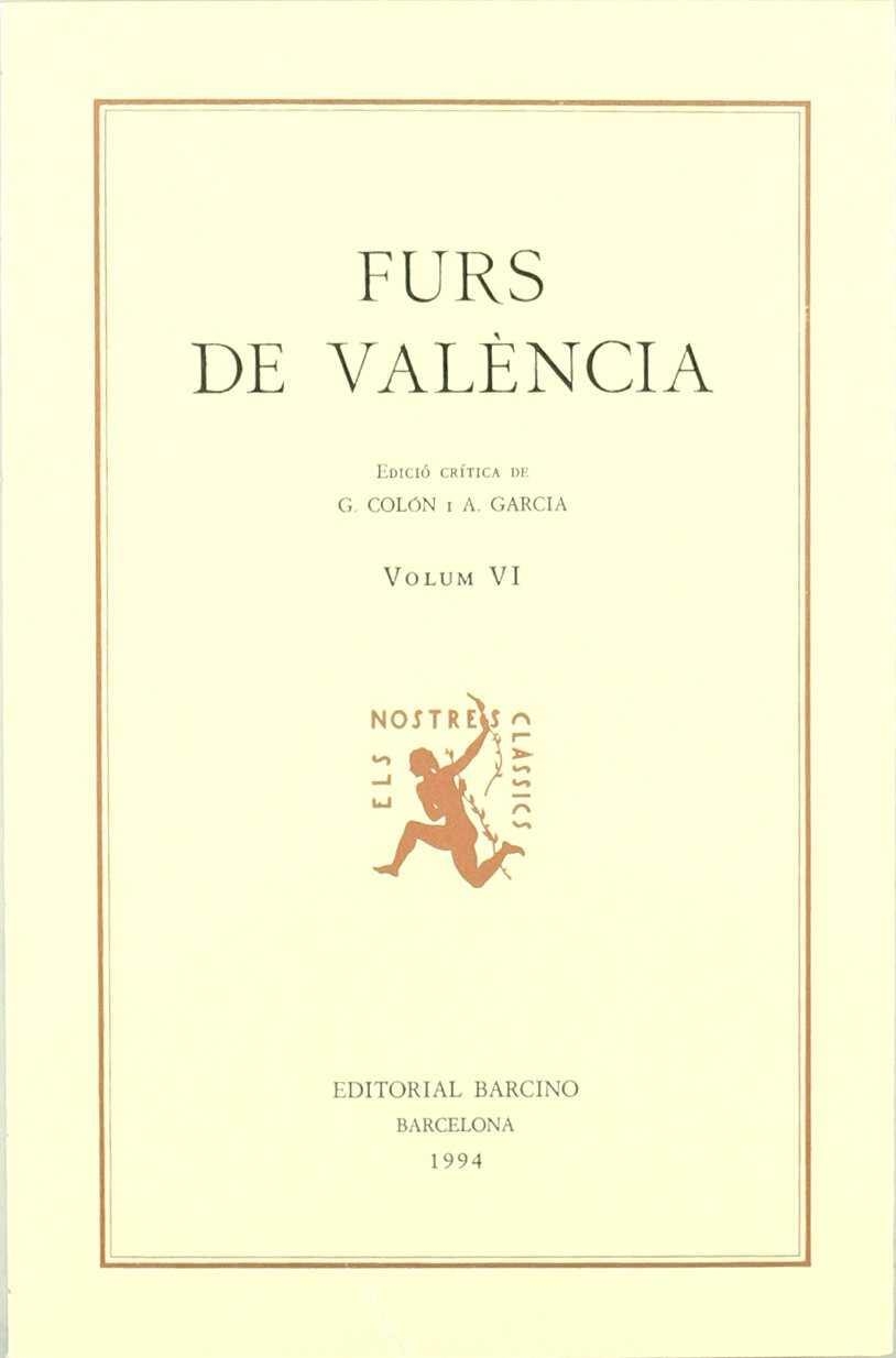 FURS DE VALENCIA 5 | 9788472266551 | GARCIA/COLON