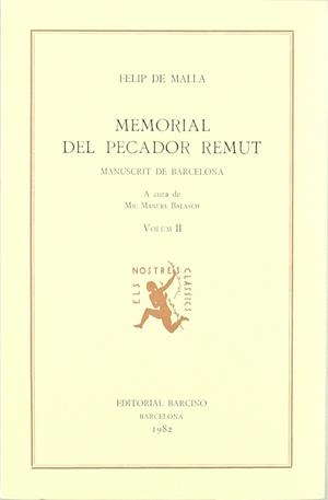 MEMORIAL DEL PECADOR REMUT. (TOMO 2) | 9788472265684 | MALLA, FELIP DE