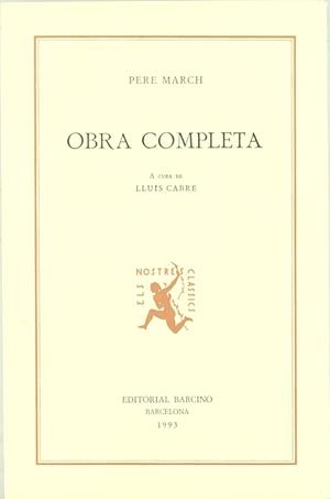 OBRA COMPLETA | 9788472266476 | MARCH, PERE