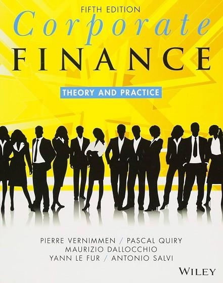 CORPORATE FINANCE ***SEGONA MÀ*** | 9781119424482 | VERNIMMEN, PIERRE / QUIRY, PASCAL / DALLOCCHIO, MAURIZIO