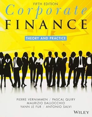 CORPORATE FINANCE ***SEGONA MÀ*** | 9781119424482 | VERNIMMEN, PIERRE / QUIRY, PASCAL / DALLOCCHIO, MAURIZIO