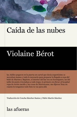 CAÍDA DE LAS NUBES | 9791399014747 | BERO, VIOLAINE