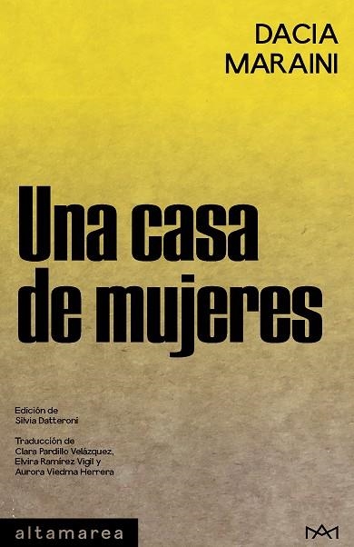 UNA CASA DE MUJERES | 9788410435803 | MARAINI, DACIA