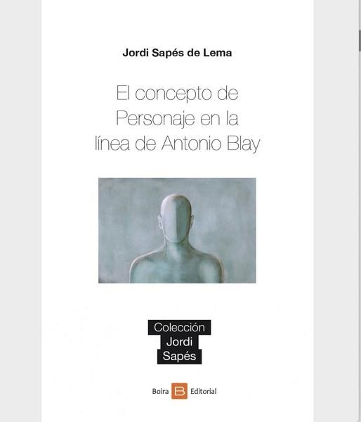 EL CONCEPTOS DE PERSONAJE EN LA LÍNEA DE ANTONIO BLAY | 9788415218708 | SAPÉS DE LEMA, JORDI