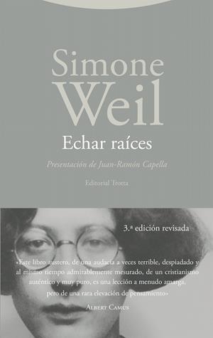 ECHAR RAÍCES | 9788413643571 | WEIL, SIMONE