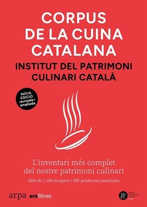 CORPUS DE LA CUINA CATALANA | 9791387833381 | INSTITUT DEL PATRIMONI CULINARI CATALÀ