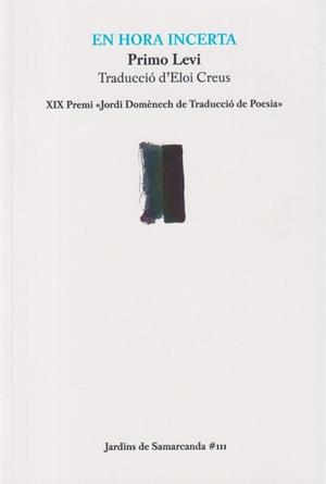 EN HORA INCERTA | 9788410482050 | LEVI, PRIMO