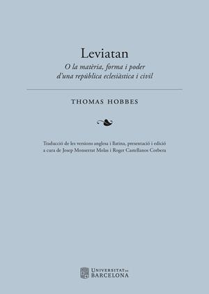 LEVIATAN | 9788491689959 | THOMAS, HOBBES