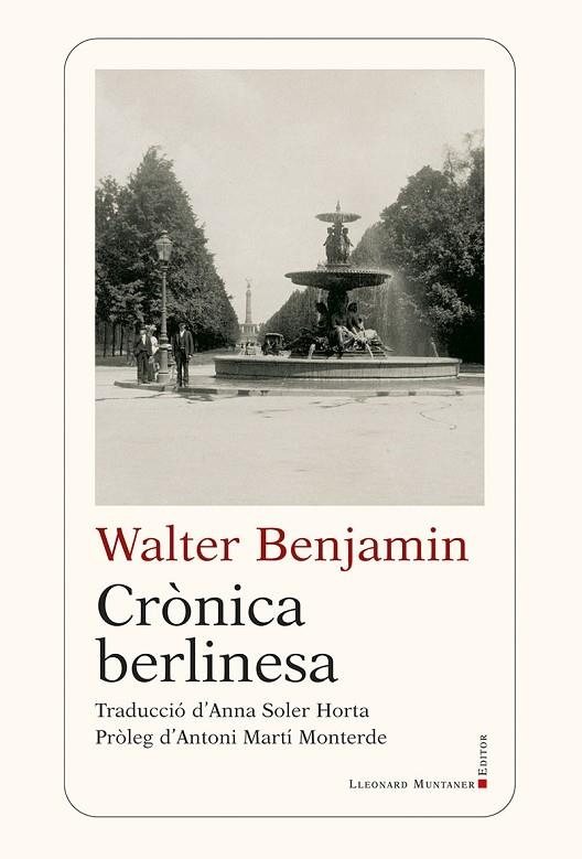 CRÒNICA BERLINESA | 9788410377905 | BENJAMIN, WALTER