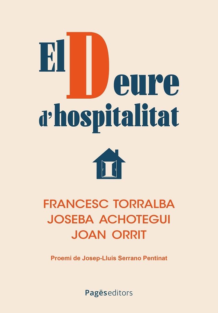EL DEURE D'HOSPITALITAT | 9788413037226 | TORRALBA ROSSELLÓ, FRANCESC/ACHOTEGUI, JOSEBA/ORRIT, JOAN