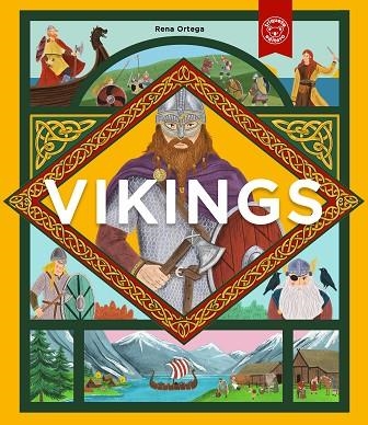 VÍKINGS - ÀLBUM IL·LUSTRAT INFANTIL SOBRE L’EDAT MITJANA | 9791387501549 | ORTEGA, RENA