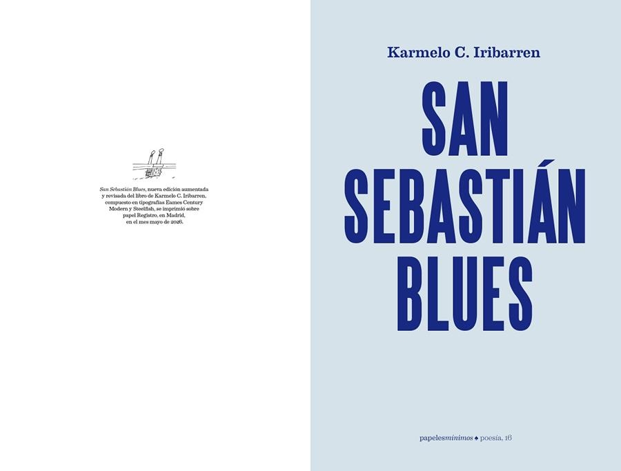 SAN SEBASTIÁN BLUES | 9791399233506 | C. IRIBARREN, KARMELO