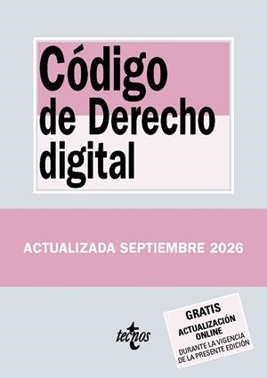 CÓDIGO DE DERECHO DIGITAL | 9788430994557 | EDITORIAL TECNOS