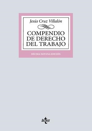 COMPENDIO DE DERECHO DEL TRABAJO | 9788430994700 | CRUZ VILLALÓN, JESÚS