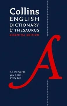 COLLINS ENGLISH DICTIONARY AND THESAURUS ESSENTIAL | 9780008309404 | COLLINS DICTIONARIES