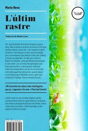 L'ULTIM RASTRE - CAT | 9791387726591 | REVA, MARIA