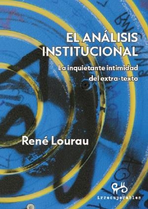 ANÁLISIS INSTITUCIONAL, EL | 9788492026463 | LOURAU, RENÉ