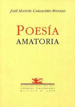 POESIA AMATORIA | 9788489371767 | BONALD