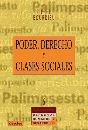 PODER,DERECHO Y CLASES SOCIAL | 9788433014955 | PIERRE
