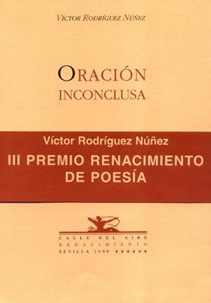 ORACION INCONCLUSA | 9788484720119 | VICTOR RODRIGUEZ