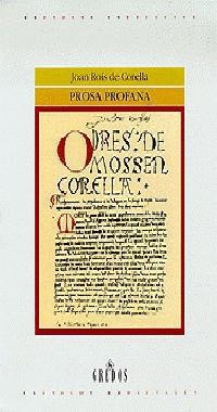 ORDRES DE MOSSEN CORELLA | 9788424922894 | JOAN ROIS DE CORELLA