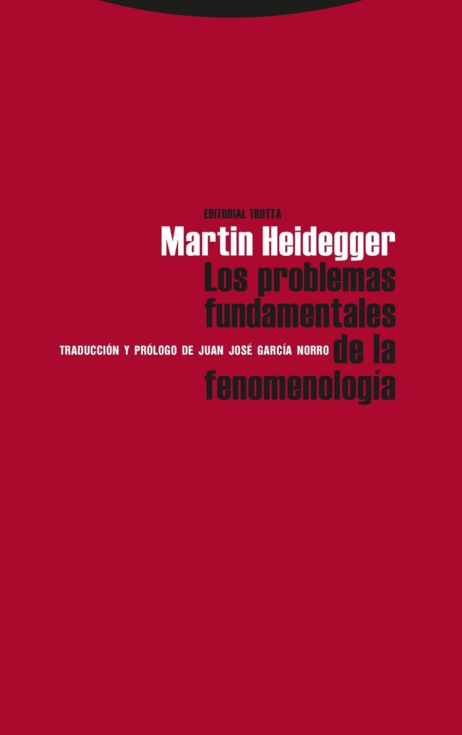 PROBLEMAS FUNDAM. FENOMENOLOGIA | 9788481643992 | HEIDEGGER