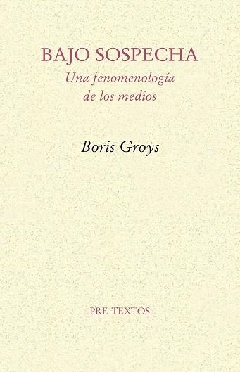 BAJO SOSPECHA | 9788481918953 | GROYS