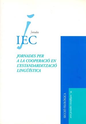 JORNADES PER A LA COOPERACIO | 9788472835528