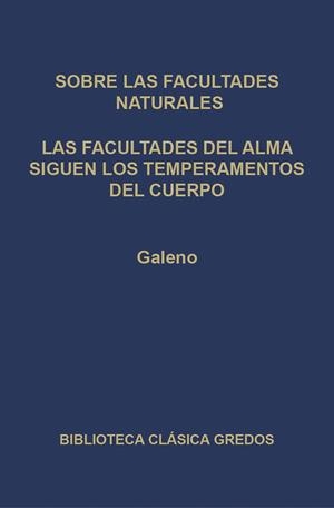 SOBRE LAS FACULTADES NATURALES | 9788424923952 | GALENO