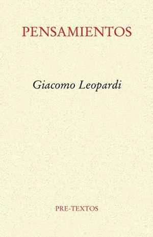 PENSAMIENTO | 9788481911909 | LEOPARDI