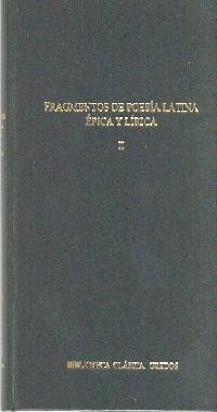 FRAGMENTOS DE POESIA LATINA EPIC | 9788424927028 | VARIOS AUTORES