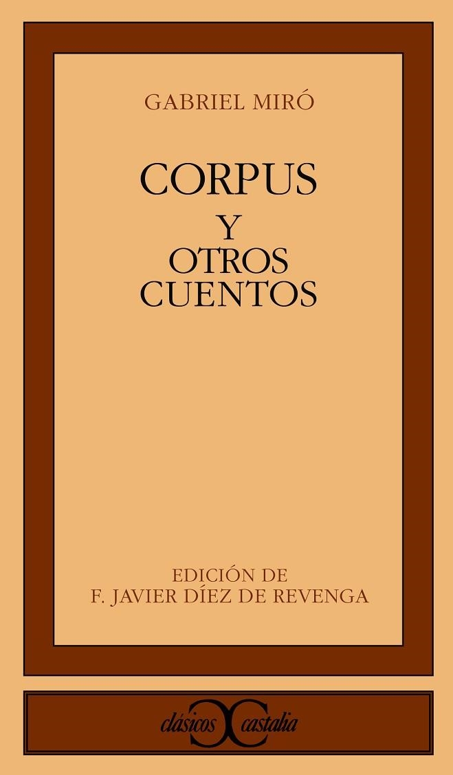 CORPUS Y OTROS CUENTOS | 9788497400992 | MIRO