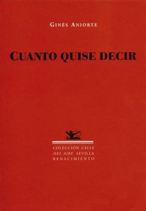 CUANTO QUISE DECIR | 9788486307769 | ANIORTE
