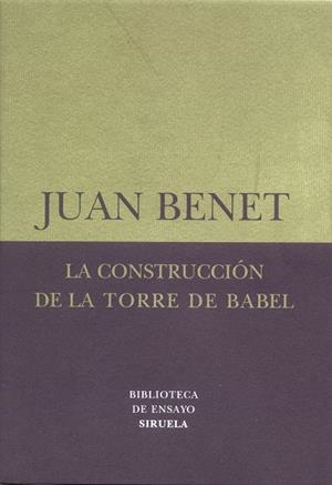 CONSTRUCCION DE LA TORRE DE BABE | 9788478447176 | BENET
