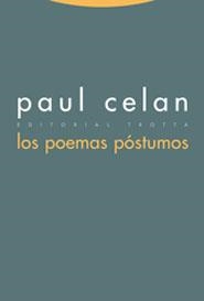 LOS POEMAS POSTUMOS | 9788481645989 | CELAN