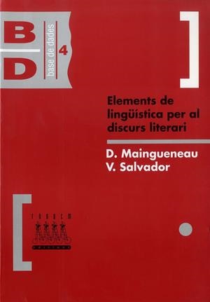 ELEMENTS LINGÜÍSTICA DISCURS LIT | 9788481310368 | VARIOS