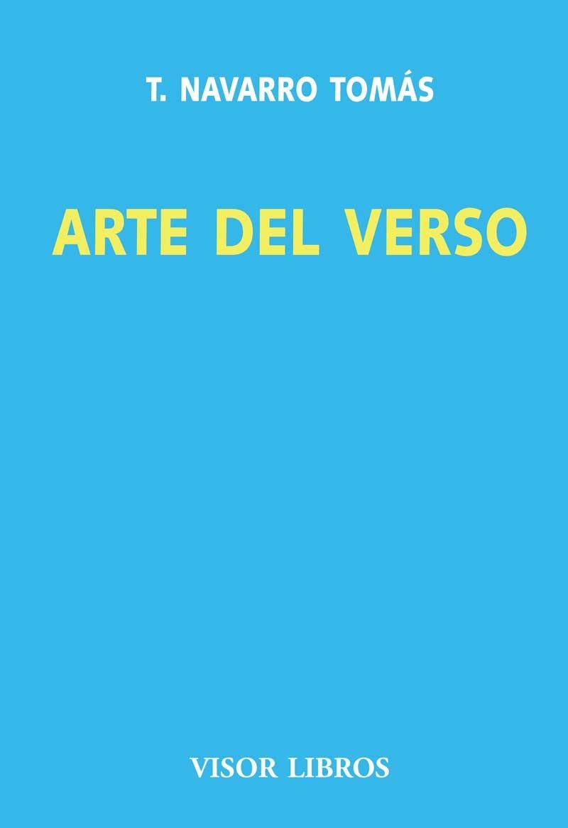 ARTE DEL VERSO | 9788475229072 | TOMAS