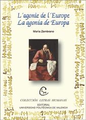 LA AGONIA DE EUROPA | 9788497055604 | ZAMBRANO