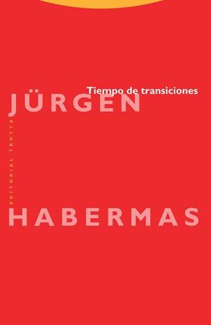 TIEMPO DE TRANSICIONES | 9788481647082 | HABERMAS, JURGEN