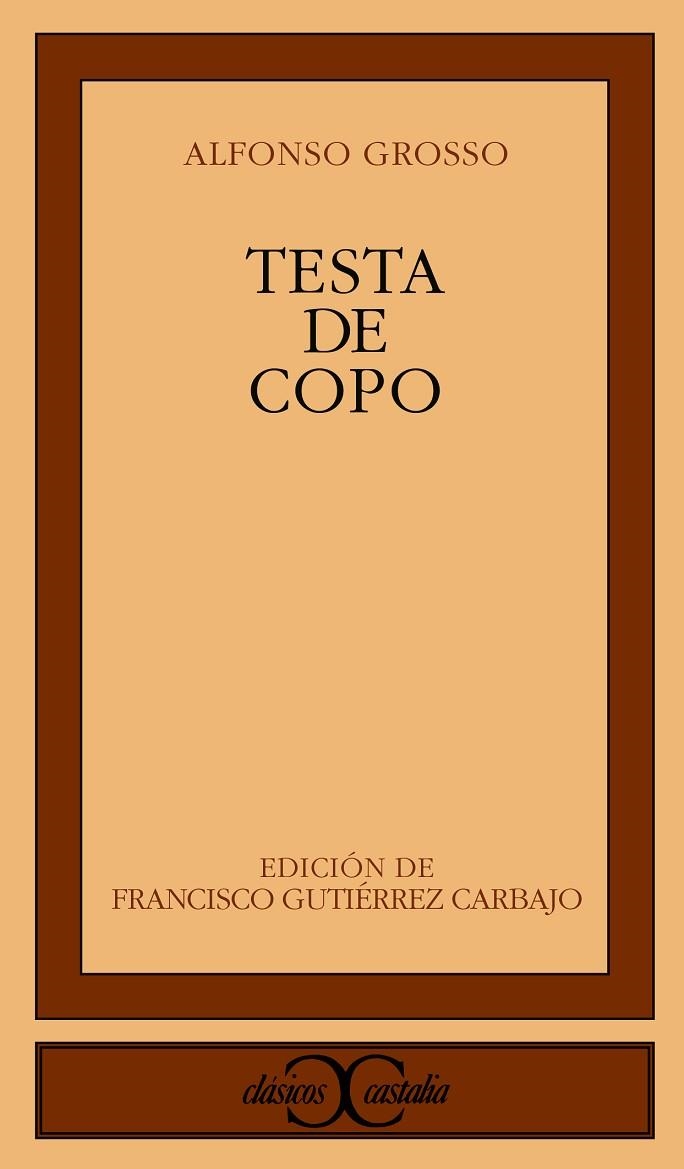 TESTA DE COPO | 9788497401913 | GROSSO